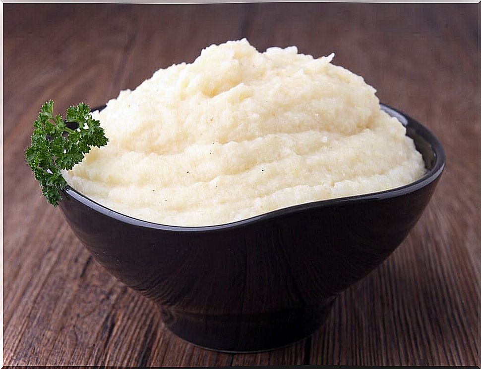 Astringent diet mashed potatoes