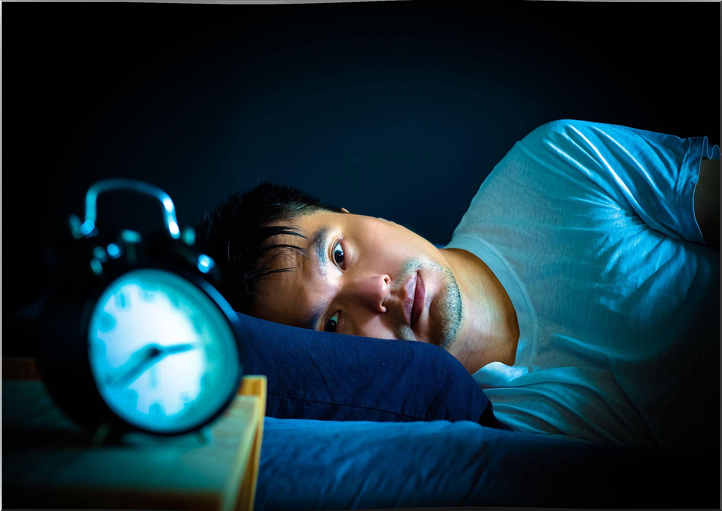 Sleep disorders due to bad habits.