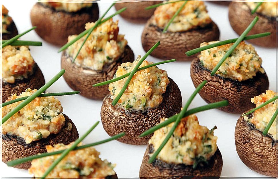 Stuffed mushrooms