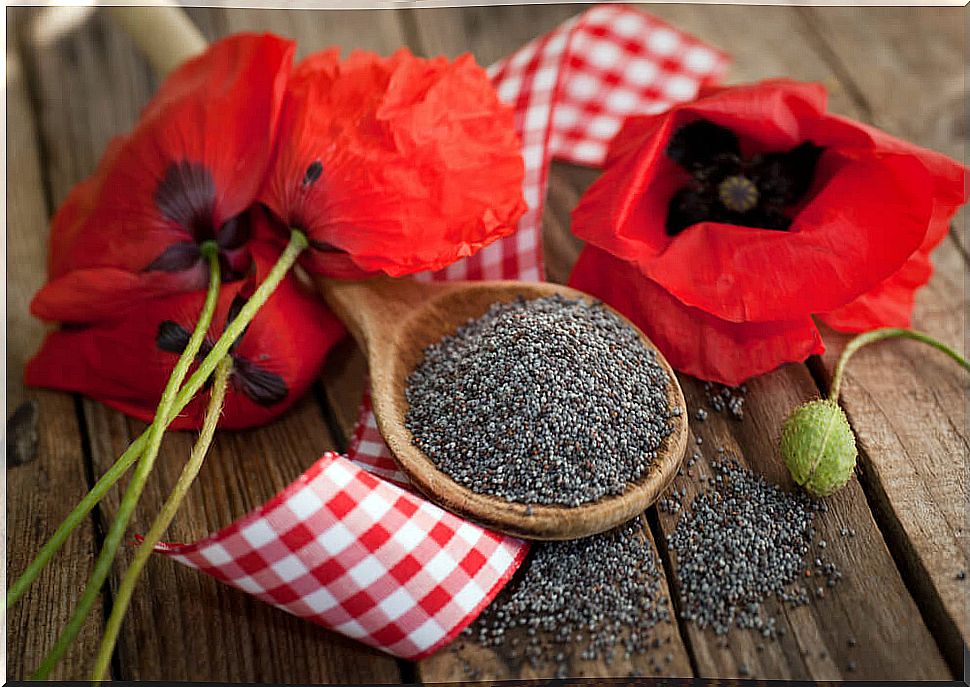 poppy for skin scrubs